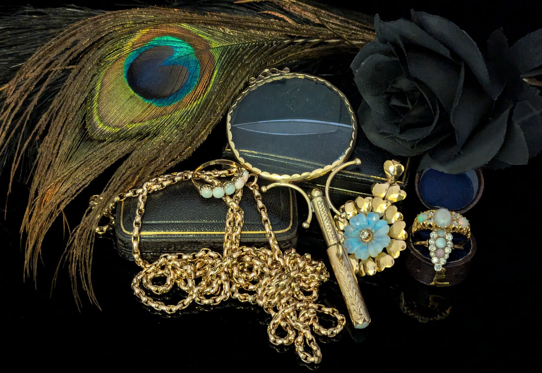 Antique opal jewellery