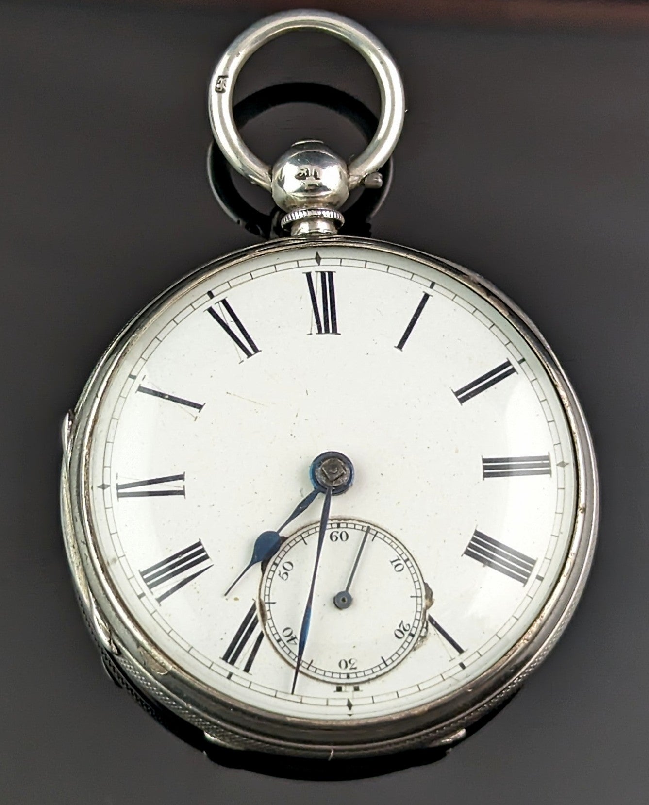 Fine silver pocket watch hot sale