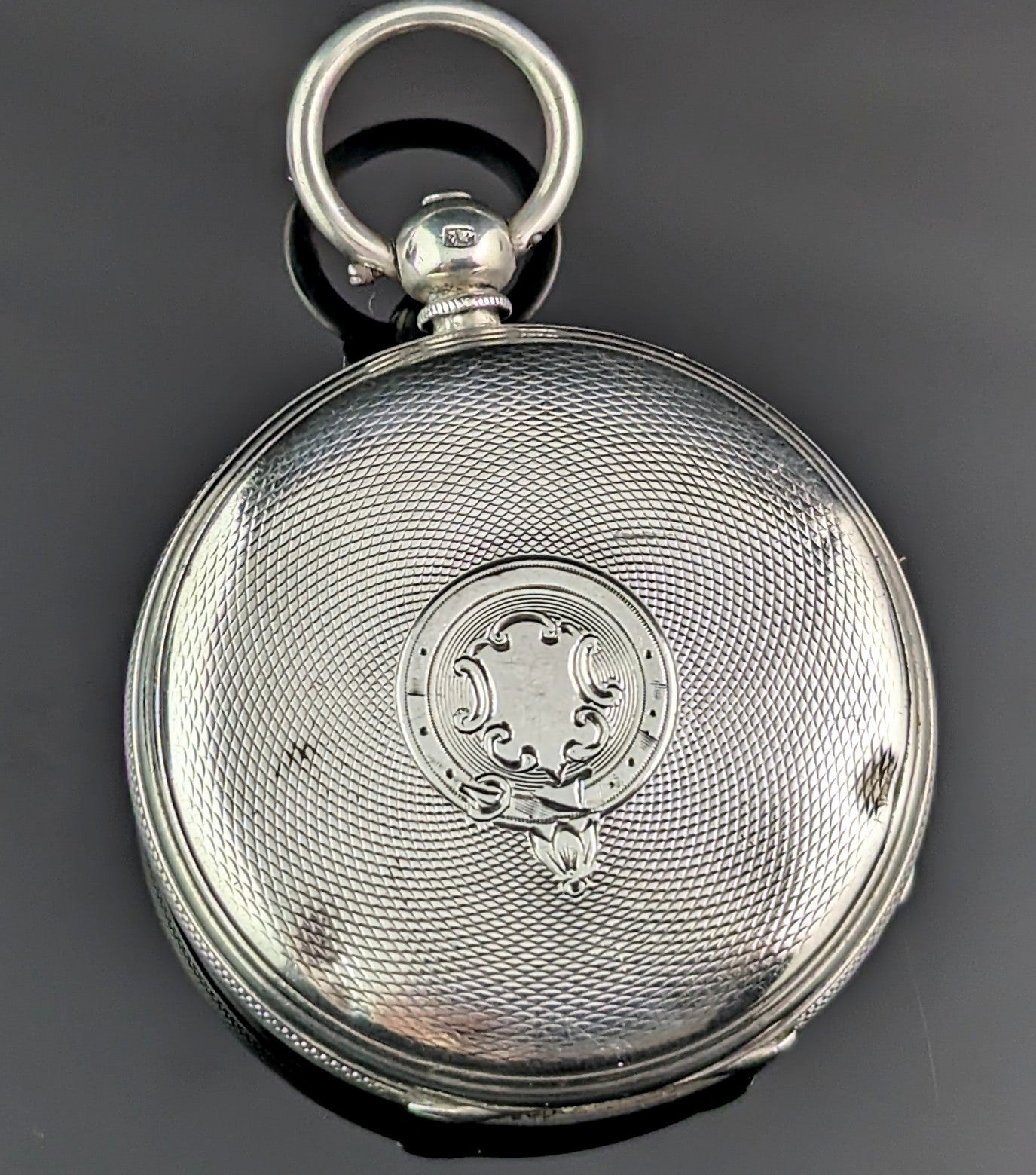 Victorian silver pocket on sale watch