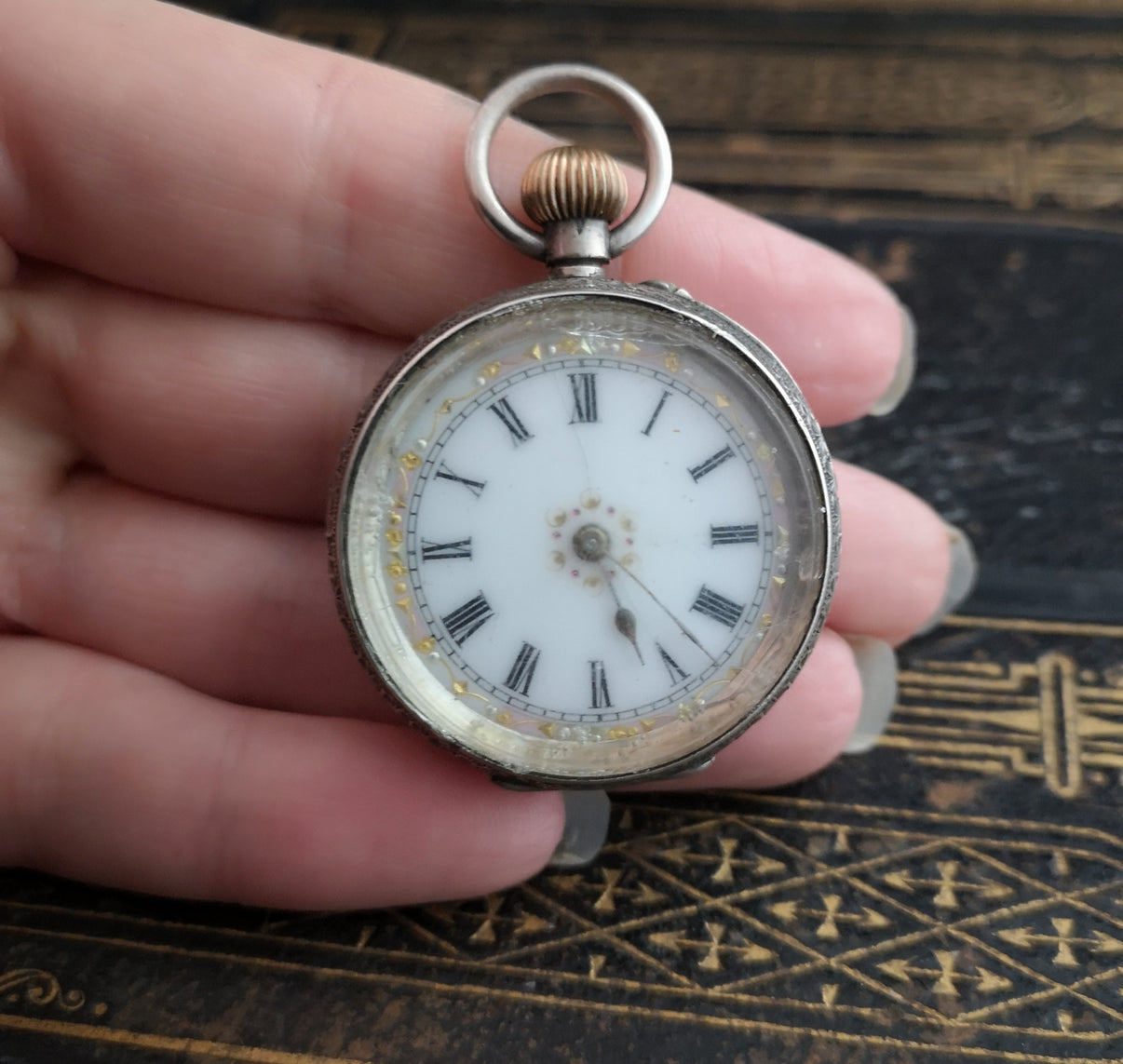 Antique ladies fine silver pocket watch – StolenAttic