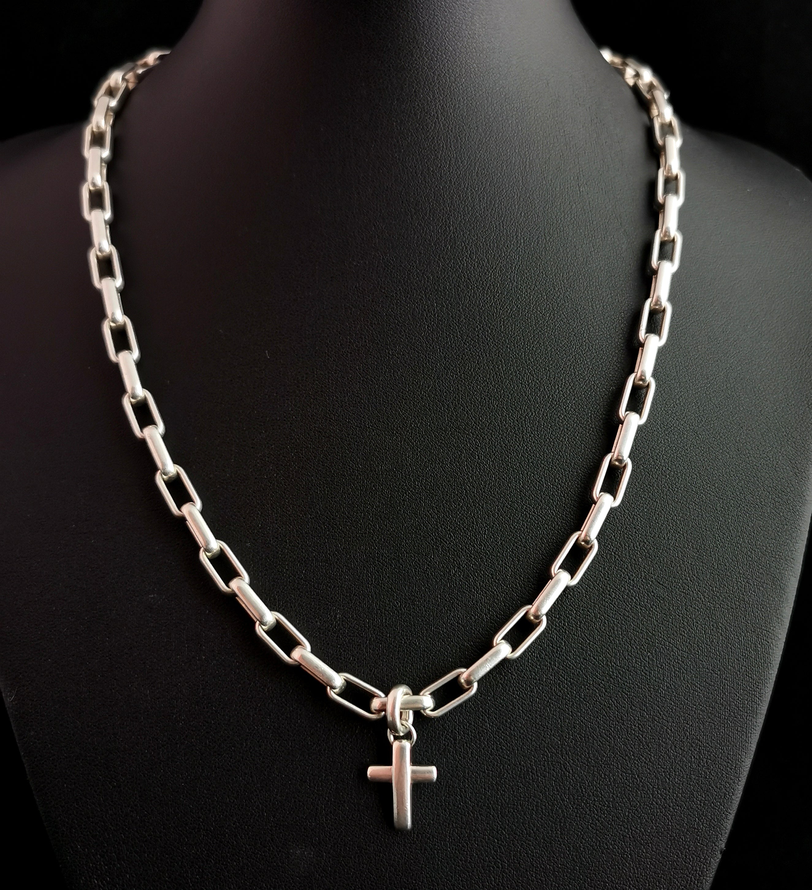 Emporio Armani Silver and Wood Cross Necklace purchases with 20