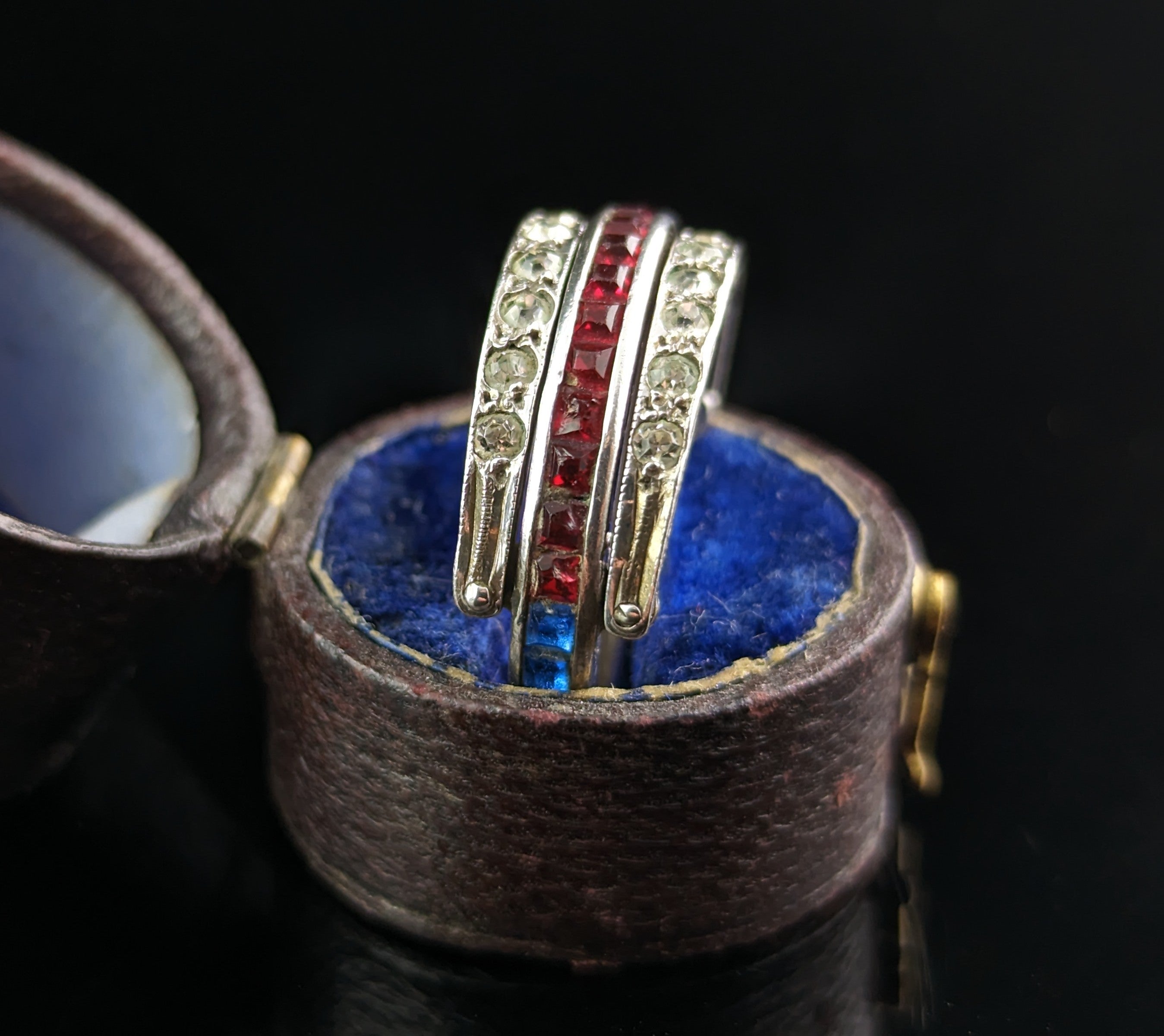 Art deco hot sale flip ring